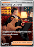 Giovanni's Charisma 204/165 151 English Pokémon card