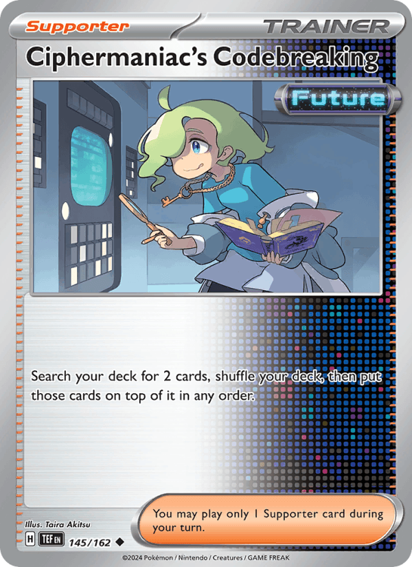 Ciphermaniac's Codebreaking 145/162 Temporal Forces English Pokémon card