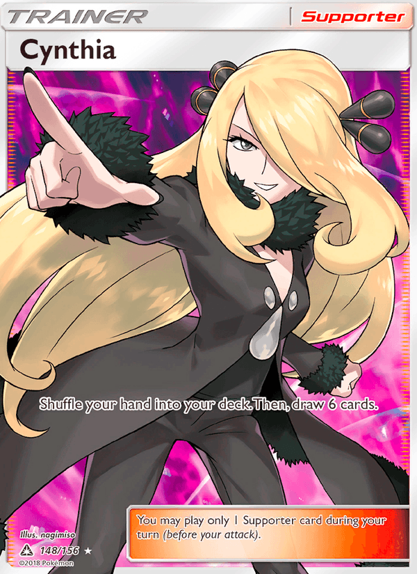 Cynthia 148/156 Ultra Prism English Pokémon card