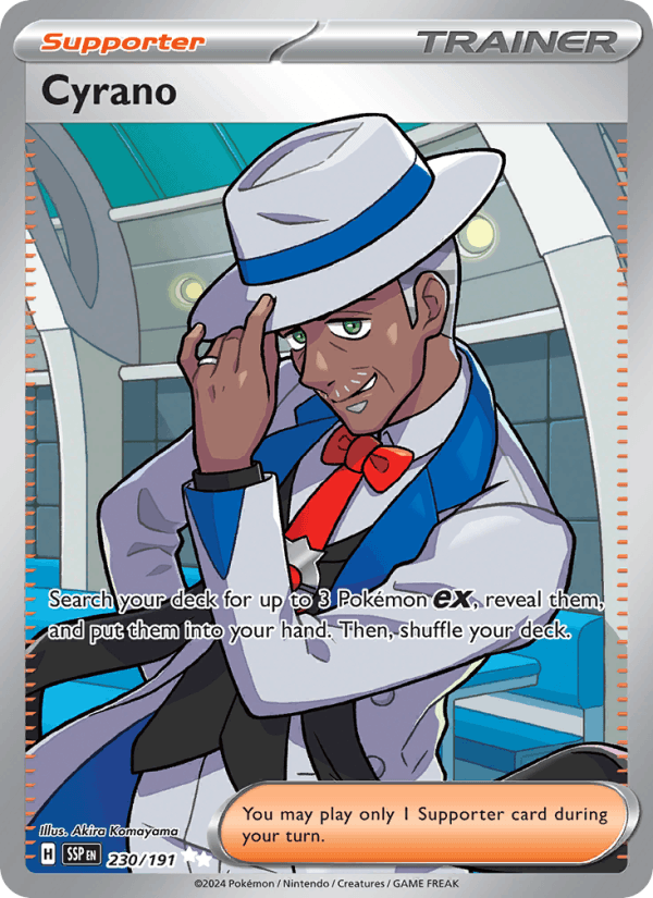 Cyrano 230/191 Surging Sparks English Pokémon card
