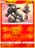 Salandit 25/156 Ultra Prism English Pokémon card