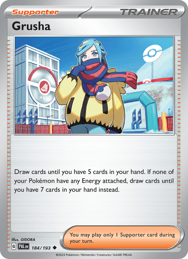Grusha 184/193 Paldea Evolved English Pokémon card