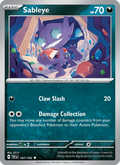 Sableye 107/162 Temporal Forces English Pokémon card