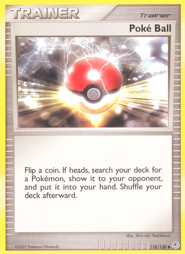 Poké Ball 110/130 Diamond & Pearl English Pokémon card