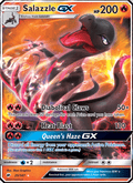 Salazzle GX 25/147 Burning Shadows English Pokémon card