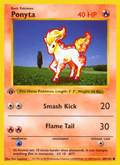 Ponyta 60/102 Base Set English Pokémon card