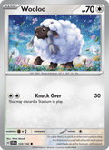 Wooloo 124/142 Stellar Crown English Pokémon card