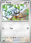 Starly 148/198 Scarlet & Violet English Pokémon card