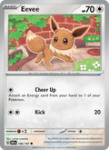 Eevee 166/197 Obsidian Flames English Pokémon card