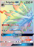 Solgaleo GX 155/149 Sun & Moon Base Set English Pokémon card