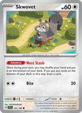 Skwovet 151/198 Scarlet & Violet English Pokémon card