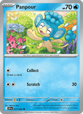 Panpour 17/86 Black Bolt English Pokémon card