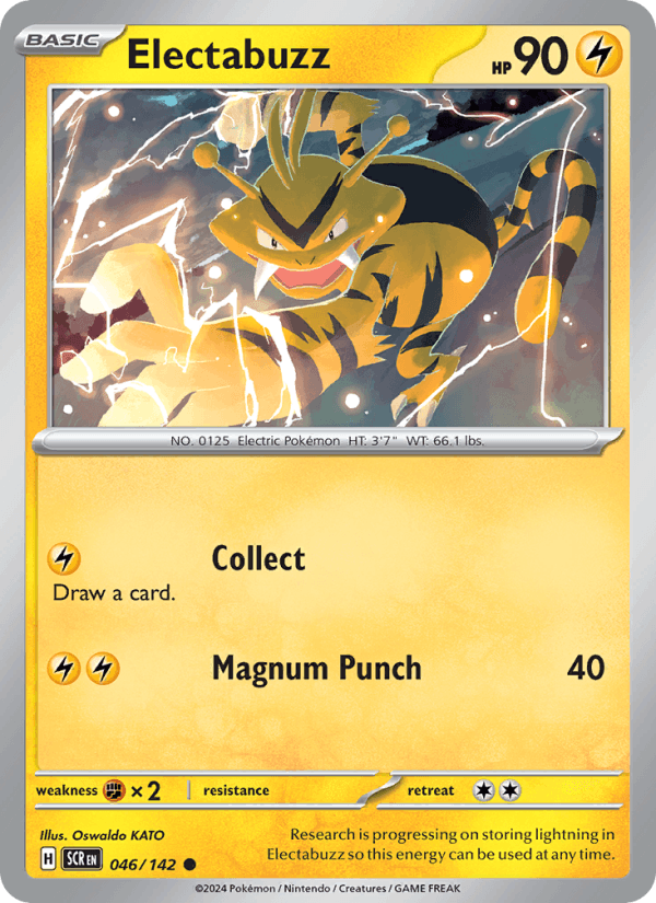 Electabuzz 46/142 Stellar Crown English Pokémon card