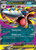 Mega Sharpedo ex 61/94 Phantasmal Flames English Pokémon card