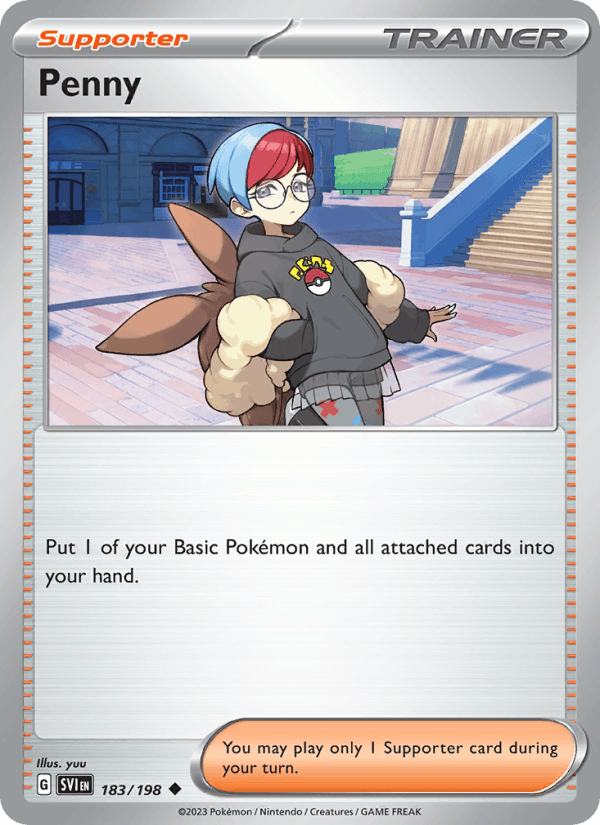 Penny 183/198 Scarlet & Violet English Pokémon card