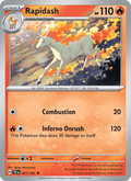 Rapidash 27/162 Temporal Forces English Pokémon card