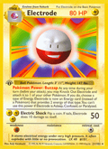 Electrode 21/102 Base Set English Pokémon card