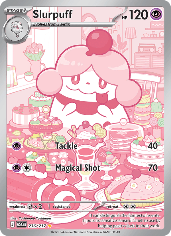 Slurpuff 236/217 Ascended Heroes English Pokémon card