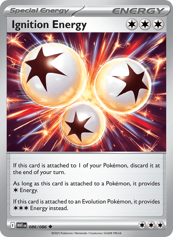 Ignition Energy 86/86 White Flare English Pokémon card