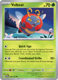 Volbeat 9/167 Twilight Masquerade English Pokémon card