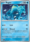 Regice 42/159 Journey Together English Pokémon card