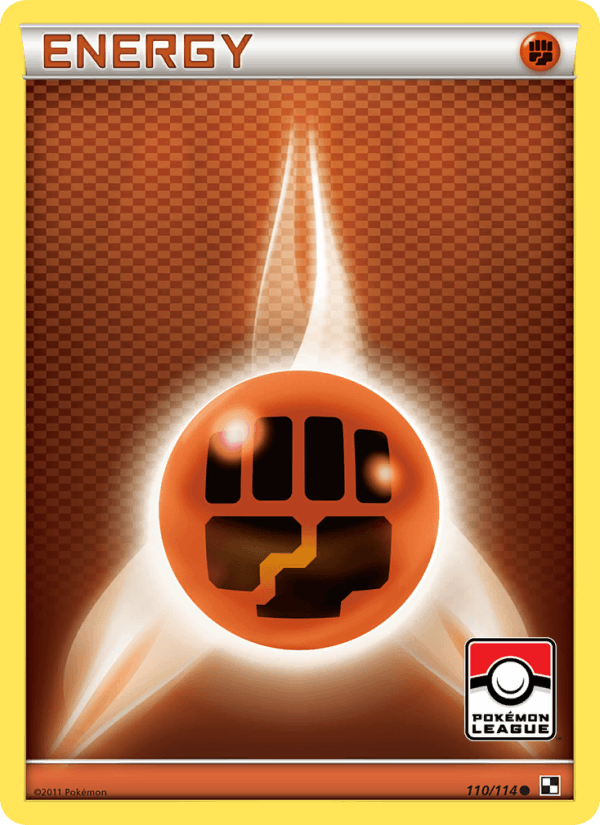 Fighting Energy 110/114 Black & White English Pokémon card