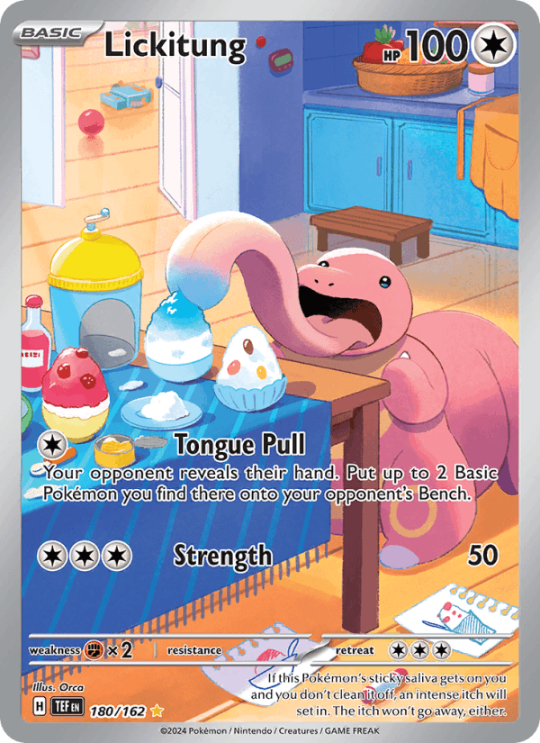 Lickitung 180/162 Temporal Forces English Pokémon card