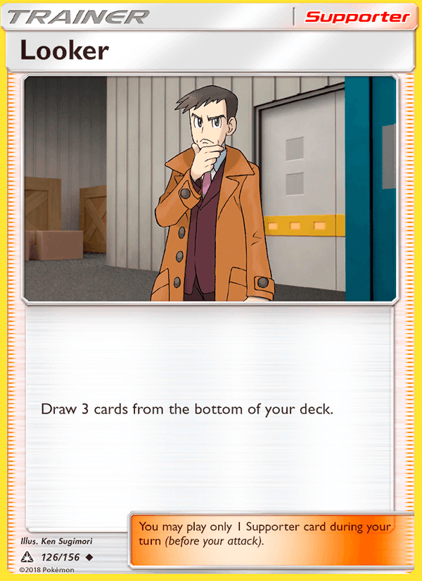 Looker 126/156 Ultra Prism English Pokémon card