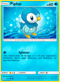 Piplup 31/156 Ultra Prism English Pokémon card