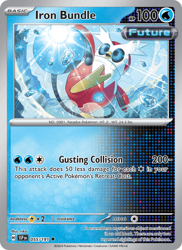 Iron Bundle 55/191 Surging Sparks English Pokémon card