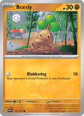 Bonsly 110/197 Obsidian Flames English Pokémon card
