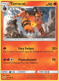 Torracat 25/149 Sun & Moon Base Set English Pokémon card