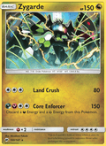 Zygarde 100/147 Burning Shadows English Pokémon card