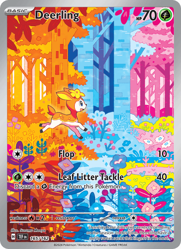 Deerling 165/162 Temporal Forces English Pokémon card