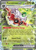 Forretress ex 2/91 Paldean Fates English Pokémon card