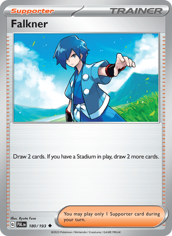 Falkner 180/193 Paldea Evolved English Pokémon card