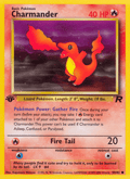 Charmander 50/82 Team Rocket English Pokémon card