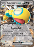 Dudunsparce ex 121/159 Journey Together English Pokémon card