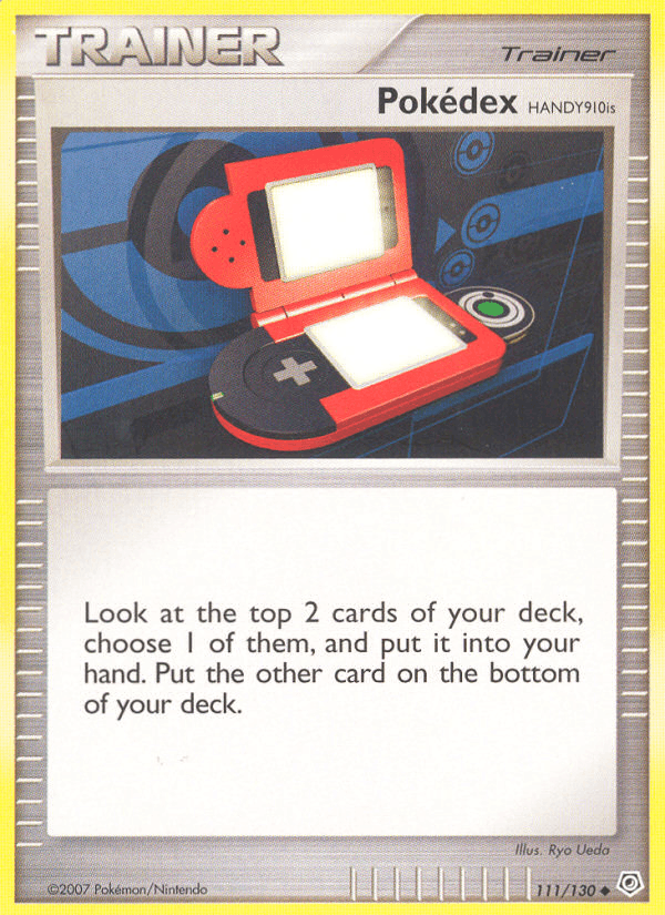 Pokédex HANDY910is 111/130 Diamond & Pearl English Pokémon card