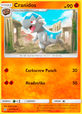 Cranidos 64/156 Ultra Prism English Pokémon card