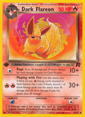 Dark Flareon 35/82 Team Rocket English Pokémon card
