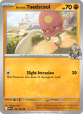 Arven's Toedscool 109/182 Destined Rivals English Pokémon card