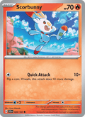 Scorbunny 26/142 Stellar Crown English Pokémon card