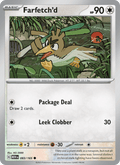 Farfetch'd 83/165 151 English Pokémon card