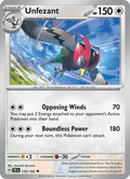 Unfezant 135/162 Temporal Forces English Pokémon card
