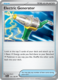 Electric Generator 170/198 Scarlet & Violet English Pokémon card