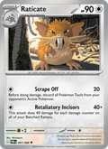 Raticate 61/88 Perfect Order English Pokémon card