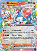 Cinderace ex 28/142 Stellar Crown English Pokémon card