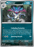 Malamar 34/64 Shrouded Fable English Pokémon card
