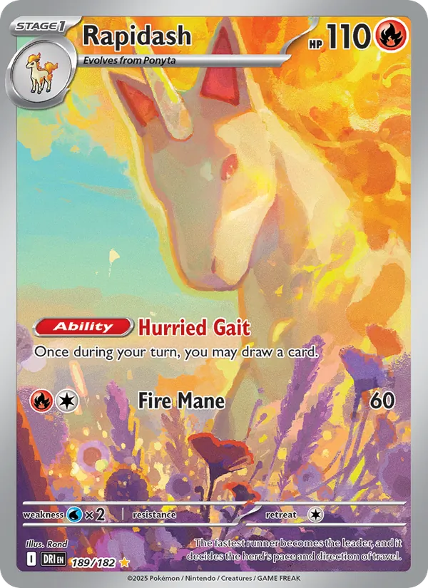 Rapidash - Destined Rivals #189/182